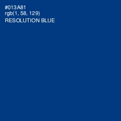 #013A81 - Resolution Blue Color Image
